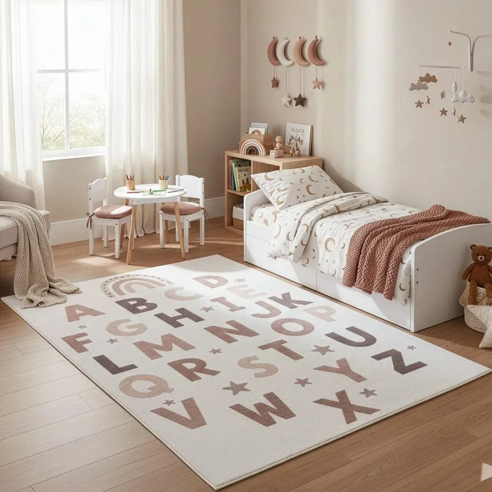 Tappeto Coco Cream Abc - immagine 2